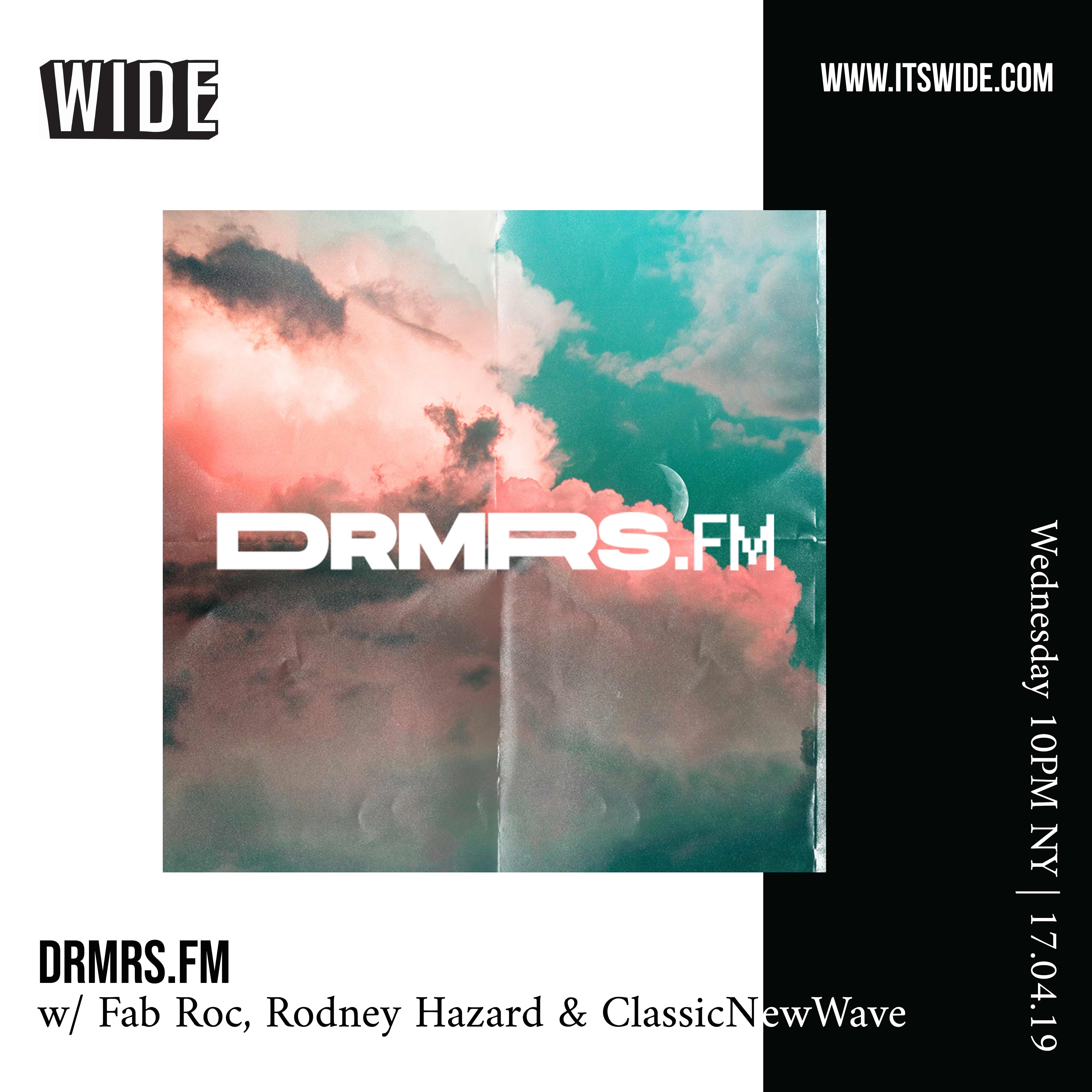 DRMRSFM nuevo podcast con Rodney Hazard, Fab Roc & ClassicNewWave: Abril 17