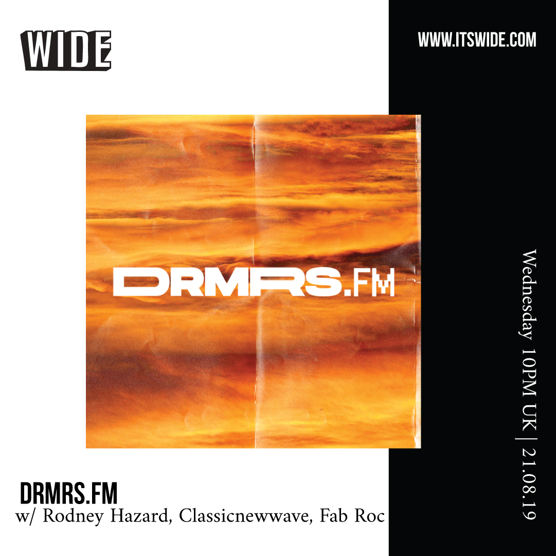 DRMRSFM, AUG 21 w/ Rodney Hazard, Fab Rock & Classicnewwave